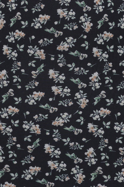 Brissa Maxi Dress - Black Floral