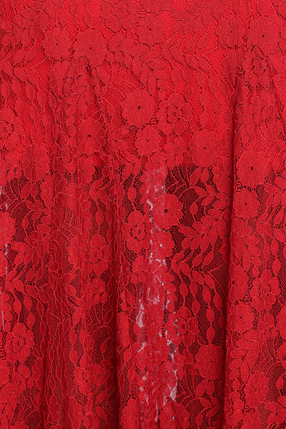 Keani Long Sleeve Maxi Dress - Red