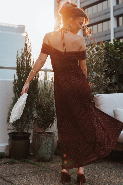 Mayven Maxi Dress - Burgundy
