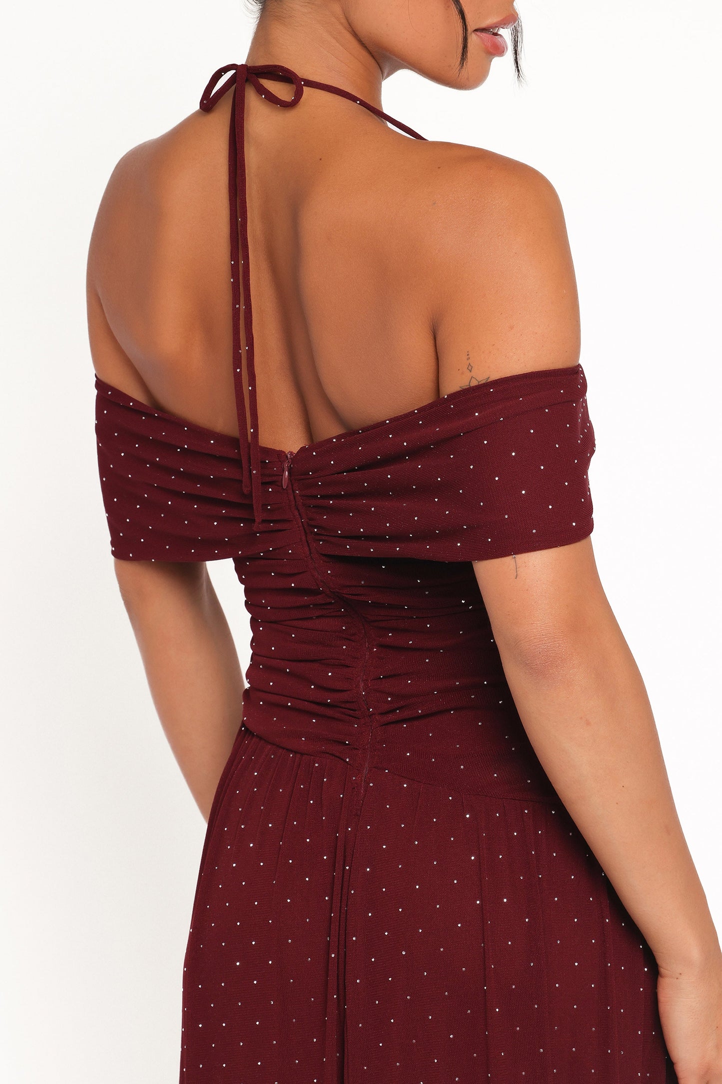 Mayven Maxi Dress - Burgundy
